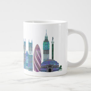 Grande Tasse Bâtiments aux couleurs de London Skyline