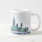 Grande Tasse Bâtiments du Parlement du Canada Souvenir de neige (Droite)