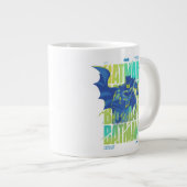 Grande Tasse Batman Électrique Qui Traverse La Typographie (Devant droit)