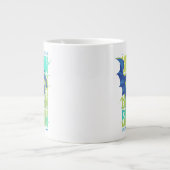 Grande Tasse Batman Électrique Qui Traverse La Typographie (Devant)