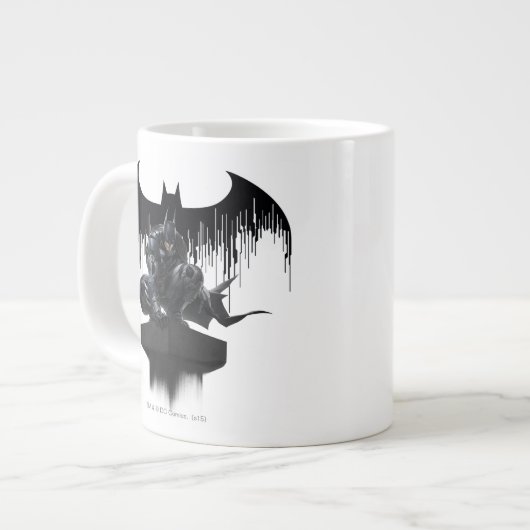 Grande Tasse Batman perché sur un pilier (Devant gauche)