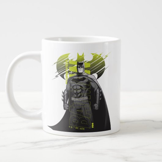 Grande Tasse Batman Power Up Caractère Art (Gauche)