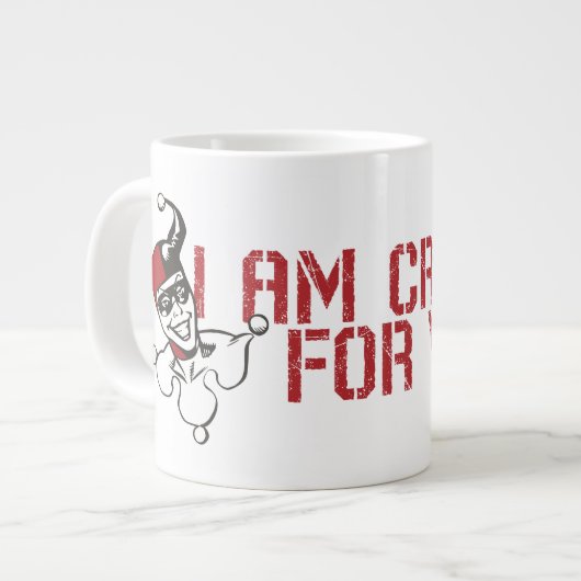 Grande Tasse Batman Valentine | Joker & Harley - Crazy For You (Devant gauche)
