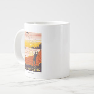 Grande Tasse Beach & Kites - Ilwaco, Washington