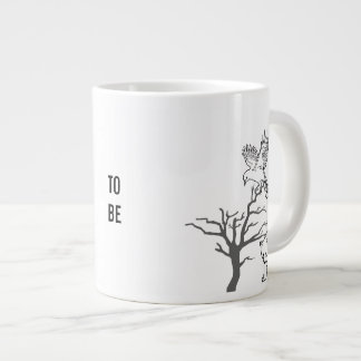 Grande Tasse Bear, Bird, and Bare Tree Nature Scene