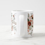 Grande Tasse Beau Bouquet Floral d'été (Dos)
