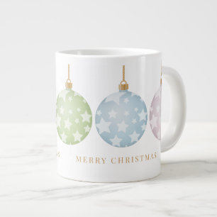 Grande Tasse Beau Pastel Noël Ornament
