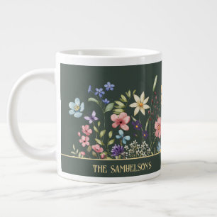 Grande Tasse Beauté botanique de la nature avec notre fleur sau