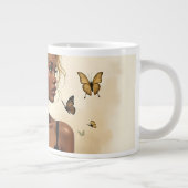 Grande Tasse Beauté Éthérée en Fleur (Droite)