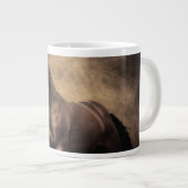 Grande Tasse Beautiful horse throw pillow (Devant droit)