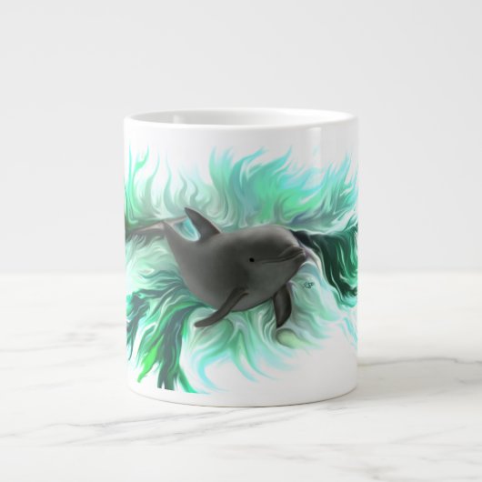 Grande Tasse Bébé dauphin (Devant)