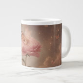 Grande Tasse Bébé endormi fleur rose (Devant droit)