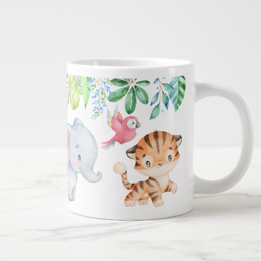 Grande Tasse Bébé Safari Bébé Animaux Enfants (Droite)
