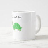 Grande Tasse Bébé tortue en vert (Devant droit)
