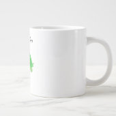 Grande Tasse Bébé tortue en vert (Droite)