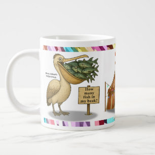 Grande Tasse Bec brillant de Pierre le pélican