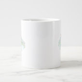Grande Tasse Bee de miel sur une fleur blanche (Devant)