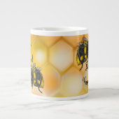 Grande Tasse Bee Happy Bumblebees (Devant)