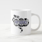 Grande Tasse Beetlejus | Vapeur de sable enroulé sur le logo Be (Droite)