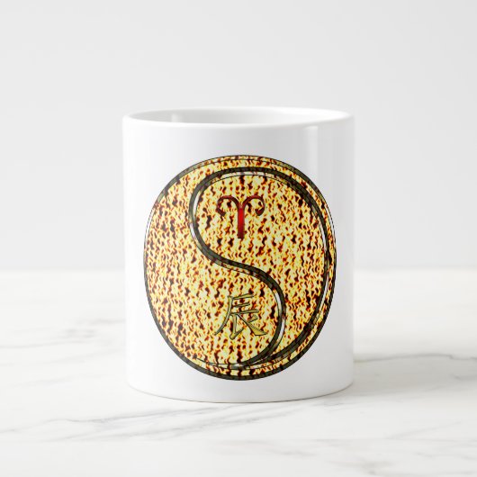 Grande Tasse Bélier & Dragon de Feu (Devant)