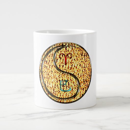 Grande Tasse Bélier & Serpent de Feu (Devant)