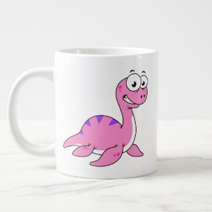 Grande Tasse Belle Illustration Du Monstre Loch Ness.