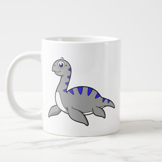 Grande Tasse Belle Illustration D'Un Monstre Loch Ness. (Gauche)