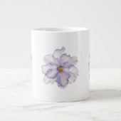 Grande Tasse Belle Orchidée de Lavande (Devant)