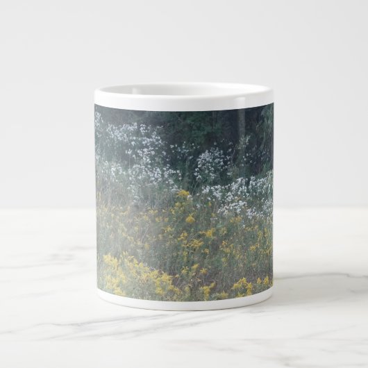 Grande Tasse Belle Septembre Fleurs sauvages dans une prairie s (Devant)