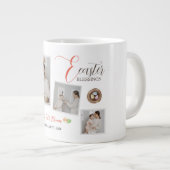 Grande Tasse Bénédiction de Pâques moderne Script 3 Photo (Devant droit)
