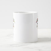 Grande Tasse Bénédiction Floral Aquarelle Croix religieuse (Devant)