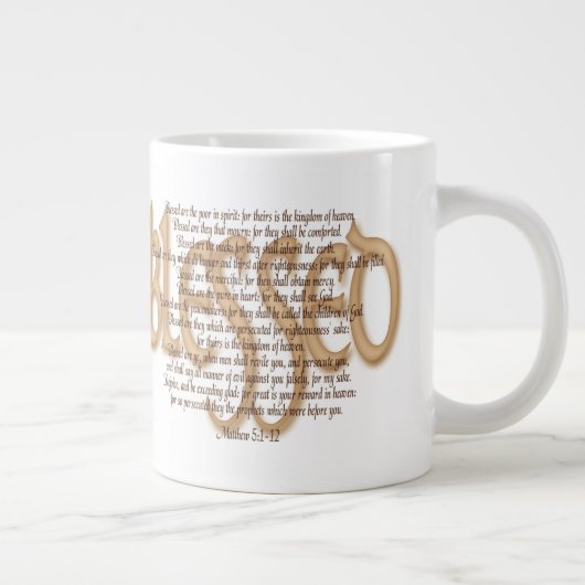 Grande Tasse Béni - béatitudes (Droite)