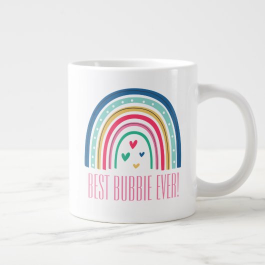 Grande Tasse Best Bubbie Ever Rainbow (Droite)