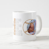 Grande Tasse Best Dad Father Protector Hero Teacher Provider (Devant droit)