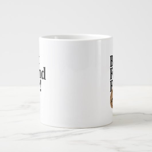 Grande Tasse Best Friend Ever - Conception de texte approuvée (Devant)