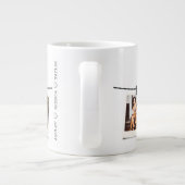 Grande Tasse Besties Meilleurs amis Cadeau personnalisé photo (Dos)
