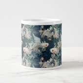 Grande Tasse Bêta poisson bleu blanc (Devant)