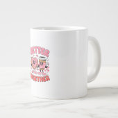 Grande Tasse Better Together Coffee Donut Retro Groovy Style (Devant droit)