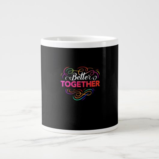 Grande Tasse Better Together Minimal Design  (Devant)