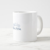 Grande Tasse Better Together Tandem Bicycle Cyclist Cycling Gra (Devant droit)