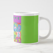GRANDE TASSE BIENVENUE COULEUR ROUGE ROUGE VERT GREETINGS (Droite)