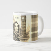 Grande Tasse Big Ben Horloge, Voyageuse à Big Ben Londres (Devant droit)