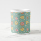 Grande Tasse Big Bird | Good Vibes Floral Pattern (Devant)