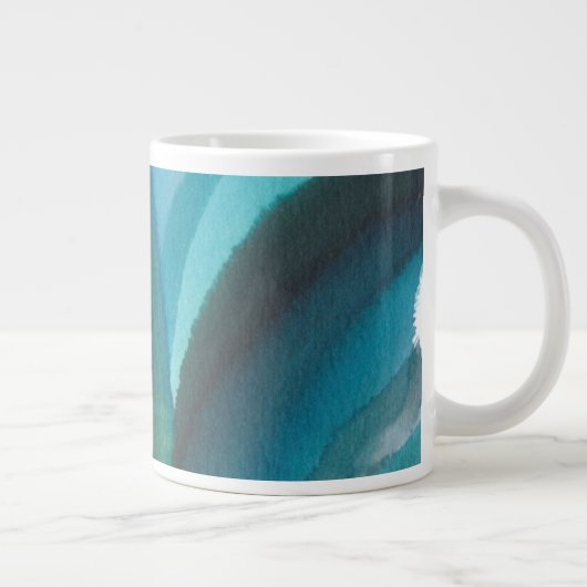 Grande Tasse Big Blue Leaf I (Droite)