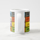 Grande Tasse Billet à bord : Les Trains (Dos)