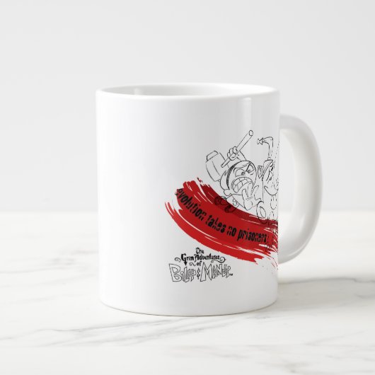 Grande Tasse Billy & Mandy - L'évolution ne prend pas de prison (Devant droit)