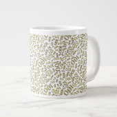Grande Tasse Birthday 100 Gold/White Random Number Pattern (Devant droit)