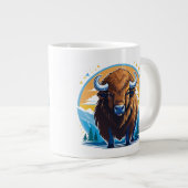 Grande Tasse bison d'Amérique (Devant droit)