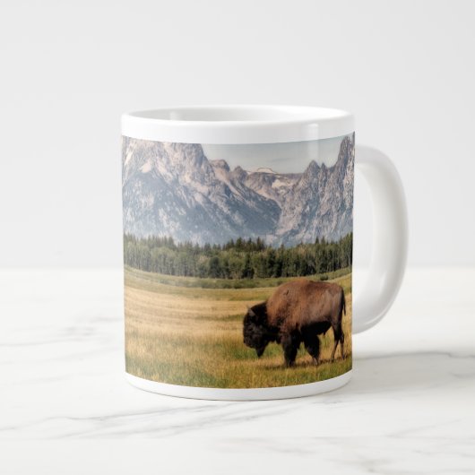 Grande Tasse Bison dans les Tétons (Devant droit)