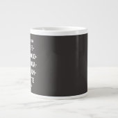 Grande Tasse Bitte einen Café-Schoko-Wodka-Valium-Latte à aller (Devant)